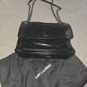 Saint Laurent Medium Nikki Black Out Version